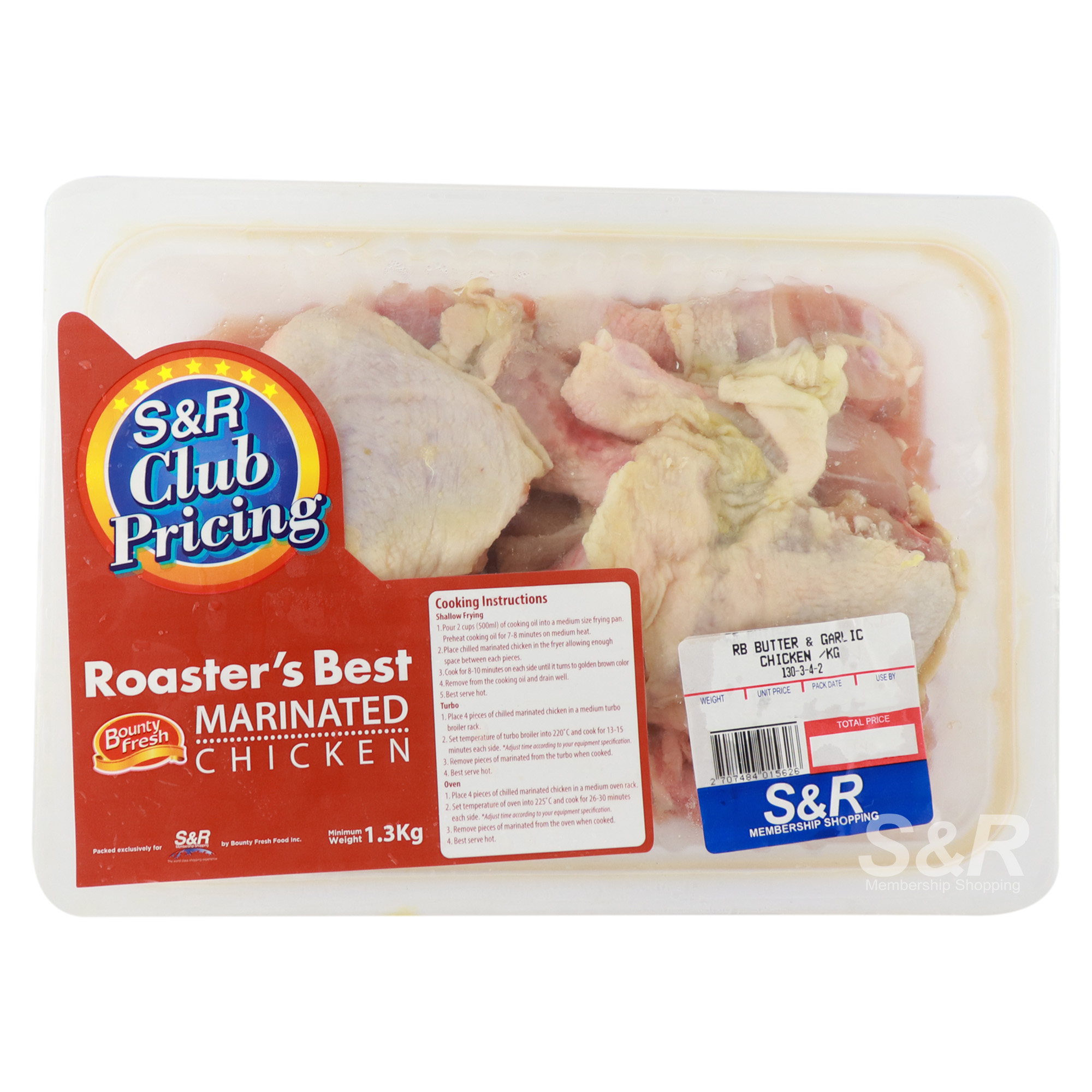 Roaster's Best Garlic and Butter Chicken Cut-ups approx. 2kg